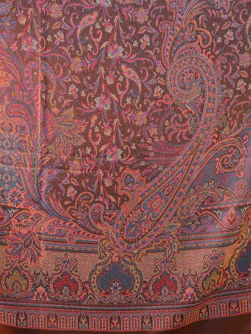 Women's Jamawar Wool Shawl